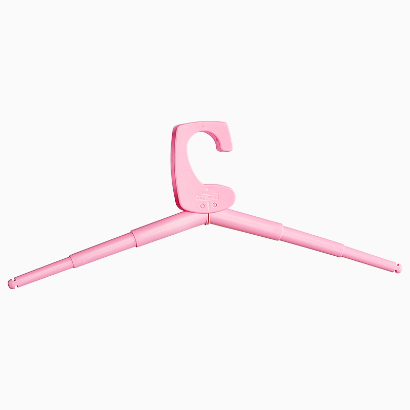 Hanger Reise-Kleiderbügel rosa 6